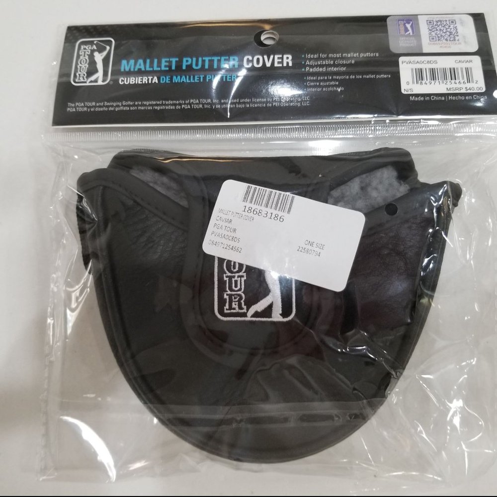 PGA Tour Mallet Putter Cover NWT
